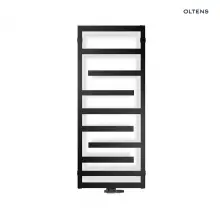 Oltens Flamma grzejnik łazienkowy 121x50 czarny mat 55015300 + KOD RABATOWY + Wysyłka 0zł